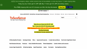 What Thesacredspirit.net website looked like in 2021 (3 years ago)