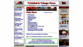 What Trinidadandtobagonews.com website looked like in 2021 (3 years ago)