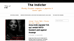 What Theindicter.com website looked like in 2021 (3 years ago)
