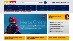 What Toypro.com website looked like in 2021 (3 years ago)
