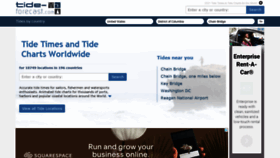 What Tide-forecast.com website looked like in 2021 (3 years ago)