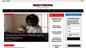 What Theselfemployed.com website looked like in 2021 (3 years ago)