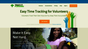 What Trackitforward.com website looked like in 2021 (3 years ago)