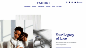 What Tacori.com website looked like in 2021 (3 years ago)