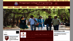 What Tce.edu website looked like in 2021 (3 years ago)