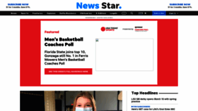What Thenewsstar.com website looked like in 2021 (3 years ago)