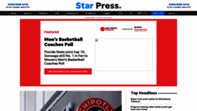 What Thestarpress.com website looked like in 2021 (3 years ago)