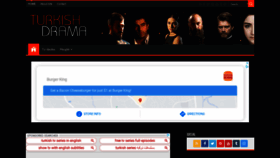 What Turkishdrama.com website looked like in 2021 (3 years ago)