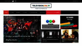 What Television.com.ar website looked like in 2021 (3 years ago)