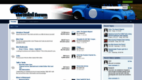 What Theminiforum.co.uk website looked like in 2021 (3 years ago)