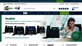 What Thetelecomshop.com website looked like in 2021 (3 years ago)