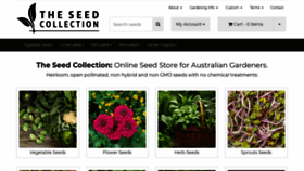 What Theseedcollection.com.au website looked like in 2021 (3 years ago)