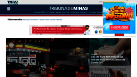 What Tribunademinas.com.br website looked like in 2021 (3 years ago)