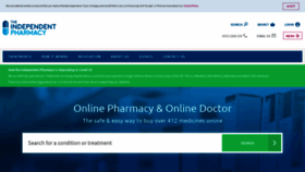 What Theindependentpharmacy.co.uk website looked like in 2021 (3 years ago)