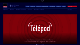 What Telecom-paristech.fr website looked like in 2021 (3 years ago)