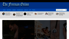 What Thefreemanonline.org website looked like in 2021 (3 years ago)