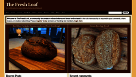 What Thefreshloaf.com website looked like in 2021 (3 years ago)