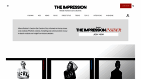 What Theimpression.com website looked like in 2021 (3 years ago)