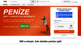 What Tipli.cz website looked like in 2021 (3 years ago)