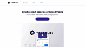 What Tokenlon.im website looked like in 2021 (3 years ago)