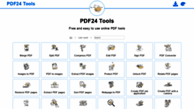 What Tools.pdf24.org website looked like in 2021 (3 years ago)