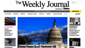 What Theweeklyjournal.com website looked like in 2021 (3 years ago)