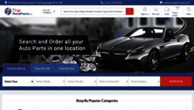 What Theautopartsshop.com website looked like in 2021 (3 years ago)
