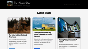 What Tinyhouseblog.com website looked like in 2021 (5 years ago)