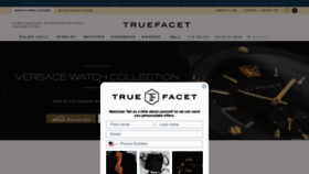 What Truefacet.com website looked like in 2021 (3 years ago)