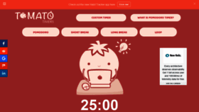 What Tomatotimers.com website looked like in 2021 (3 years ago)