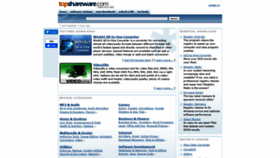 What Topshareware.com website looked like in 2021 (3 years ago)