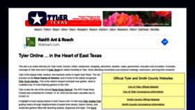 What Tylertexasonline.com website looked like in 2021 (4 years ago)