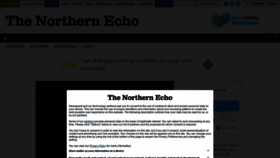 What Thenorthernecho.co.uk website looked like in 2021 (3 years ago)