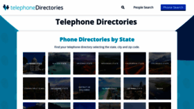 What Telephonedirectories.us website looked like in 2021 (3 years ago)