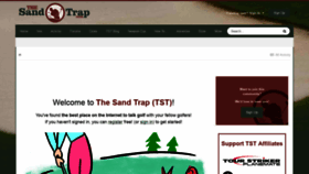 What Thesandtrap.com website looked like in 2021 (3 years ago)
