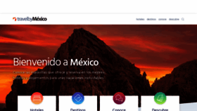 What Travelbymexico.com website looked like in 2021 (3 years ago)
