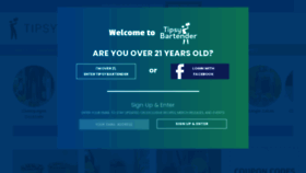 What Tipsybartender.com website looked like in 2021 (3 years ago)