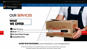 What Thecustomboxes.com website looked like in 2021 (3 years ago)