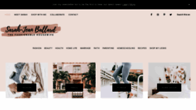 What Thefashionablehousewife.com website looked like in 2021 (3 years ago)