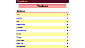 What Timegenie.com website looked like in 2021 (3 years ago)