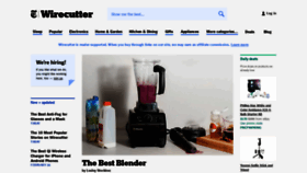What Thewirecutter.com website looked like in 2021 (3 years ago)