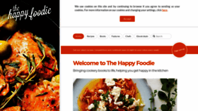 What Thehappyfoodie.co.uk website looked like in 2021 (3 years ago)