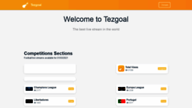 What Tezgoal.com website looked like in 2021 (3 years ago)
