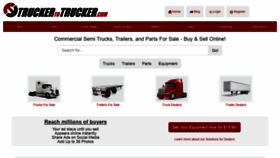 What Truckertotrucker.com website looked like in 2021 (3 years ago)