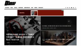 What Thedebrief.org website looked like in 2021 (4 years ago)