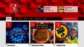 What Three.fm website looked like in 2021 (3 years ago)