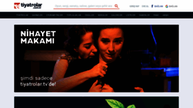 What Tiyatrolar.com.tr website looked like in 2021 (3 years ago)