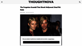 What Thoughtnova.com website looked like in 2021 (3 years ago)