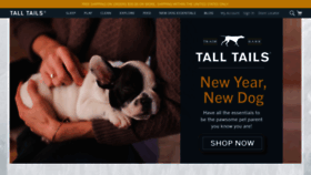 What Talltailsdog.com website looked like in 2021 (3 years ago)