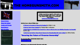 What Thehomegunsmith.com website looked like in 2021 (3 years ago)